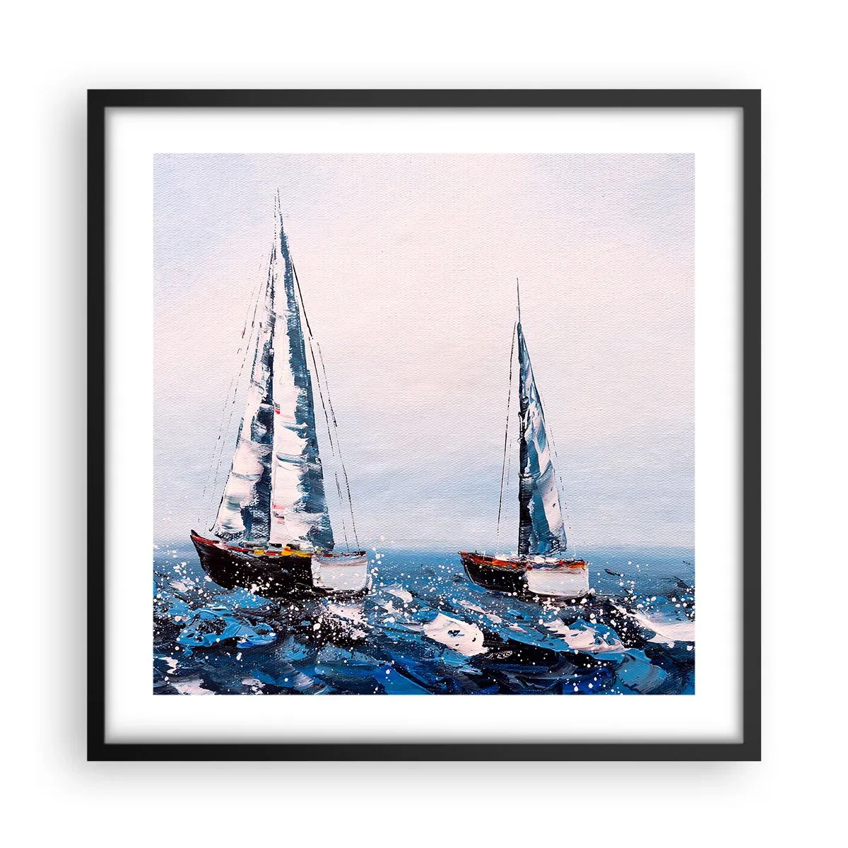 Poster in black frame - Brotherhood of Wind - 50x50 cm