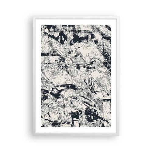 Poster in white frmae - Infilitration of Opposites - 50x70 cm