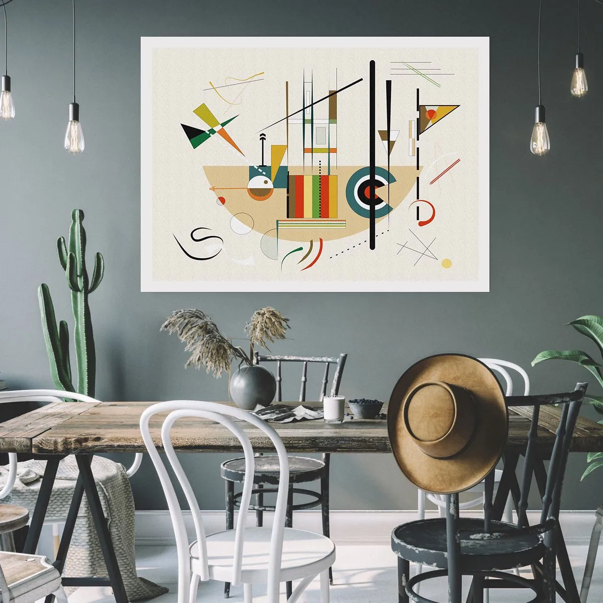 Poster - And the World Laughs - 100x70 cm
