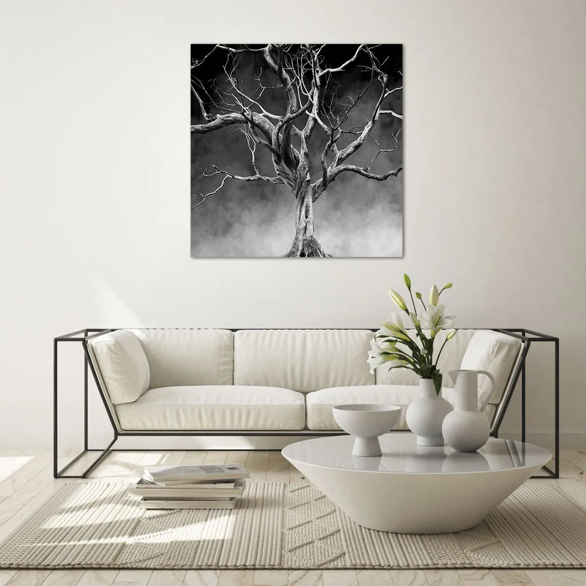 Glass picture - Primordial and Sacred - 30x30 cm
