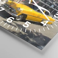 Clock face with numbers