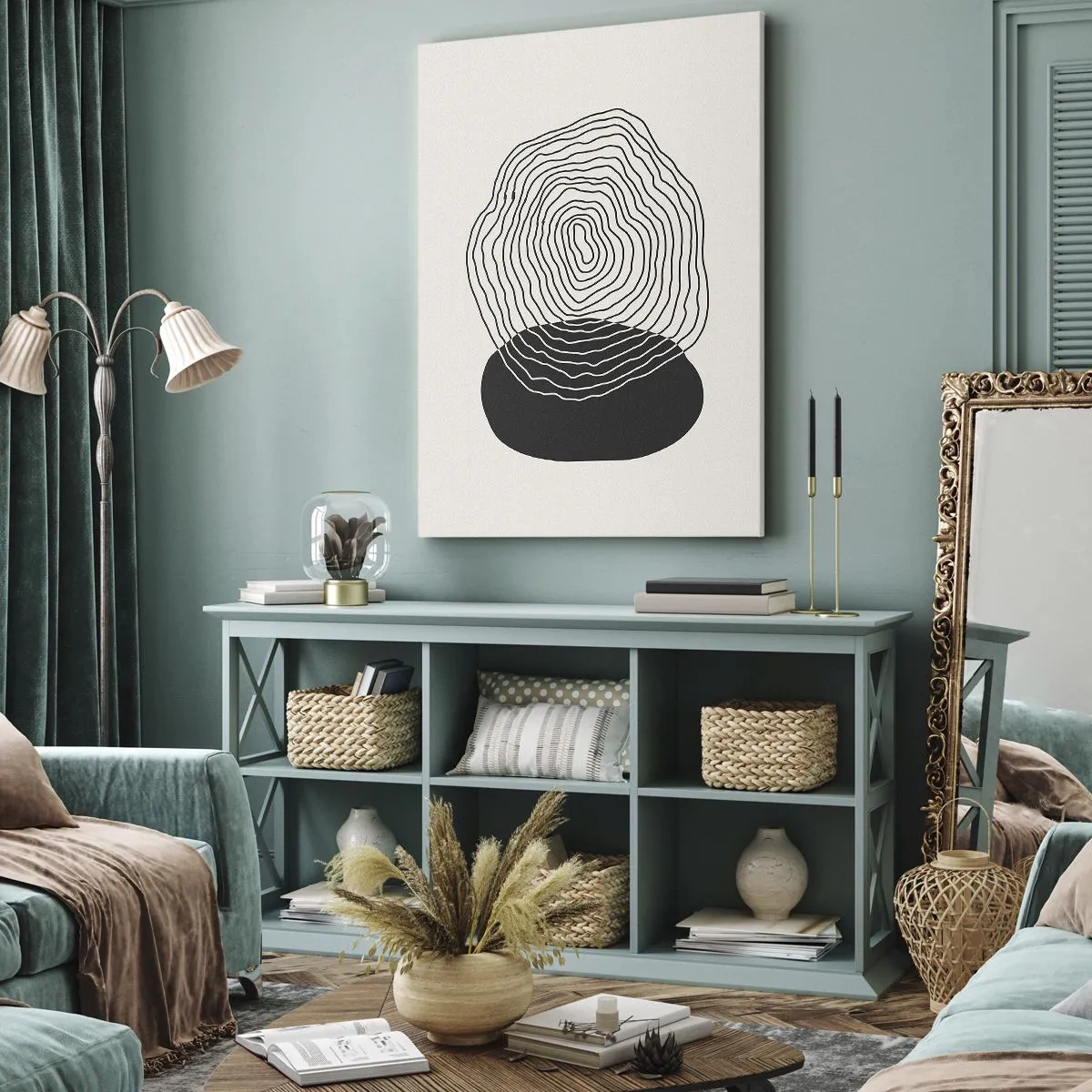 Canvas picture - Durability and Vibration - 65x120 cm