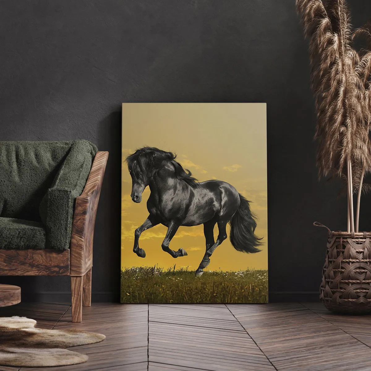 Canvas picture - Beautiful, Free and Wild - 50x70 cm