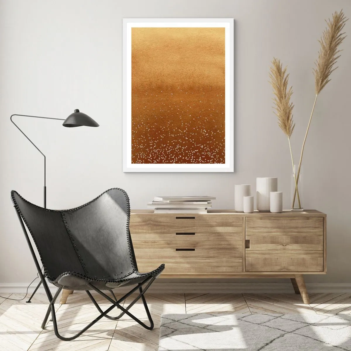 Poster in white frmae - Tthe Birth of the Universe - 30x40 cm