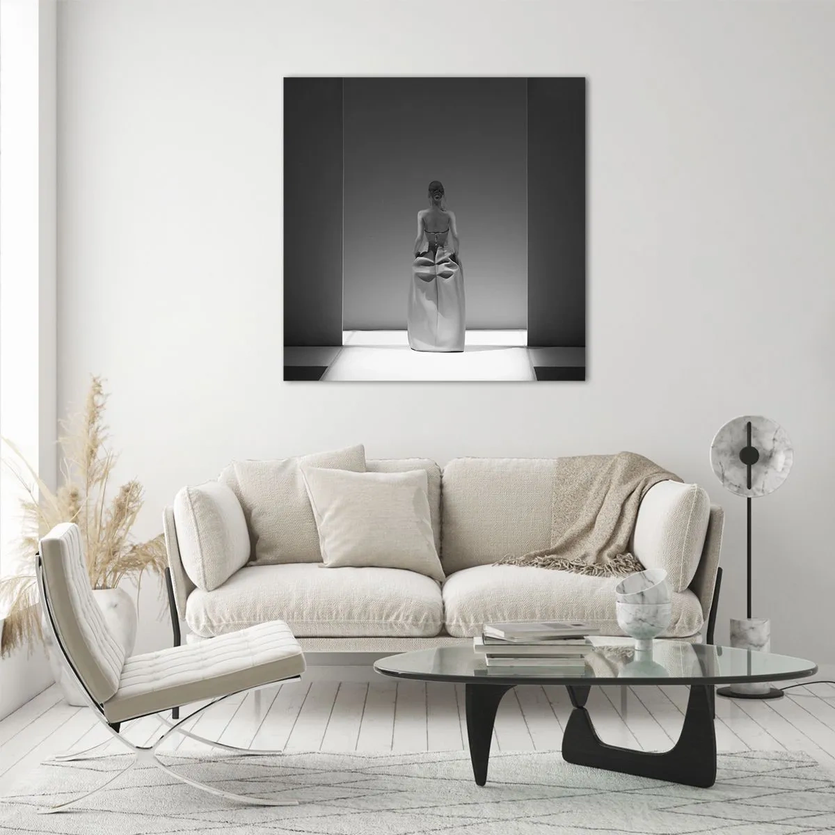 Glass picture - Refined Simplicity - 30x30 cm