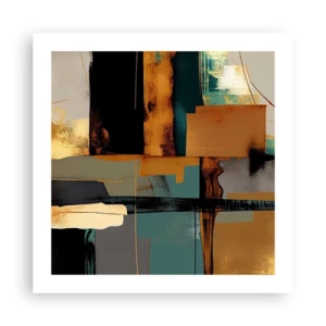Poster - Abstract - Light and Shadow - 50x50 cm