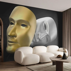 Photo Wallpaper Premium Canvas - Life Is a Theatre - Hood, Piece, Theater - 400x280 cm