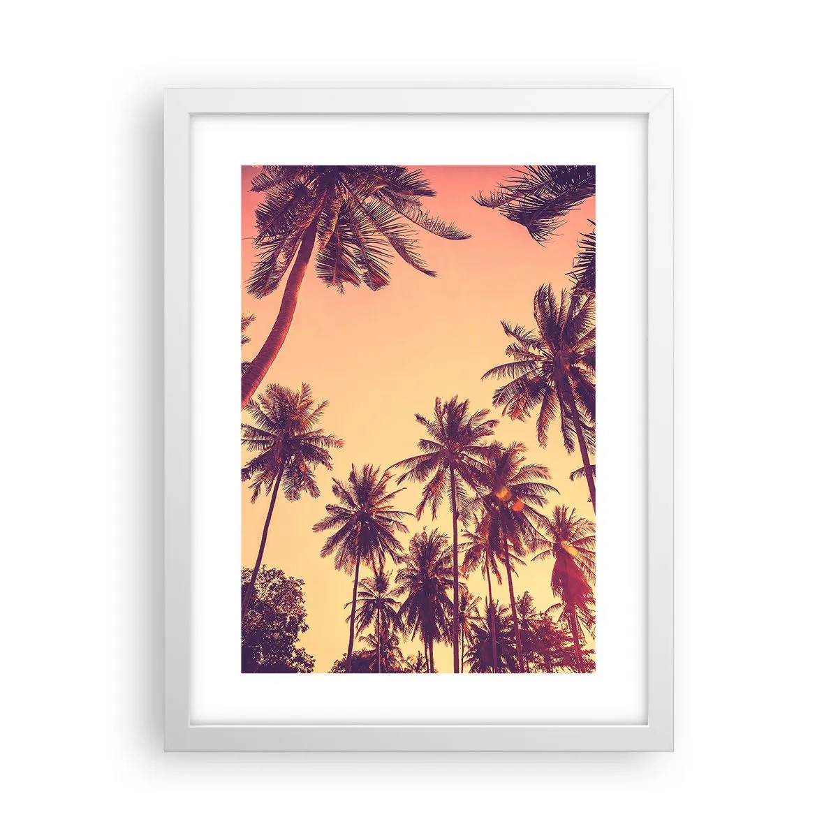 Poster in white frmae - Tropical Variation - 30x40 cm