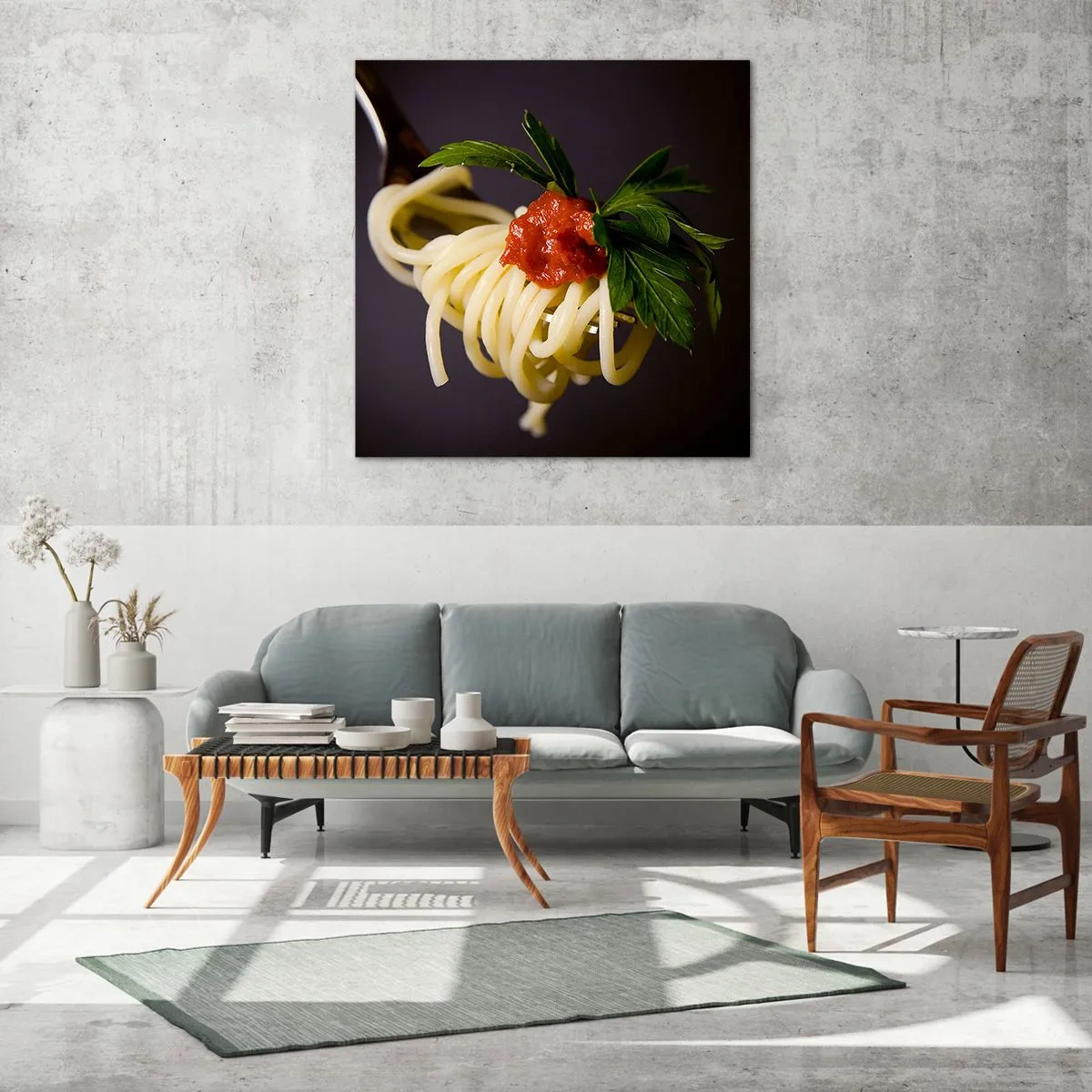 Glass picture - Tasty Bite - 30x30 cm