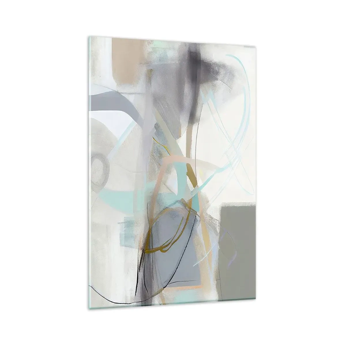 Glass picture - Foggy Abstract - 80x120 cm