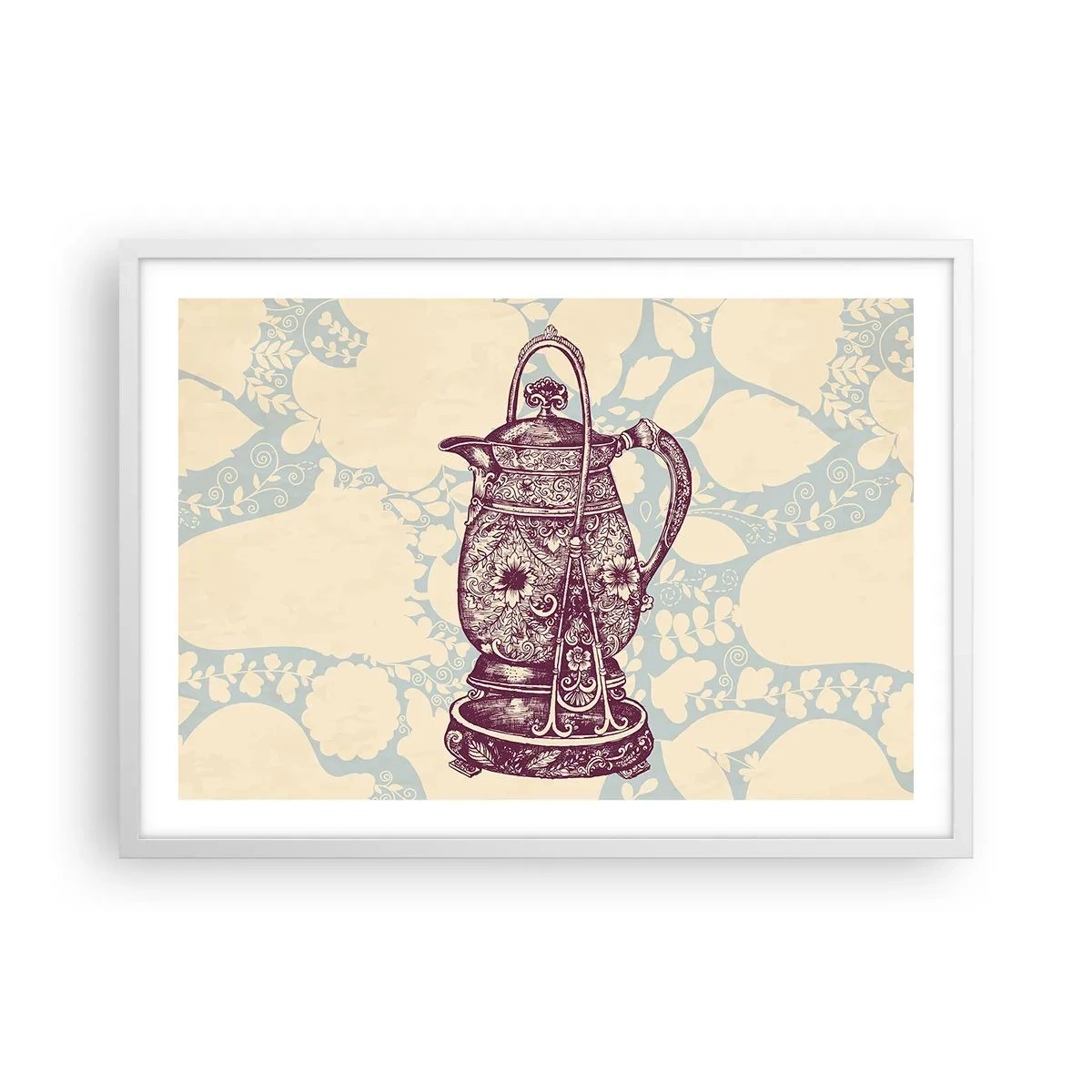 Poster in white frmae - Beauty of Ordinary Life - 70x50 cm