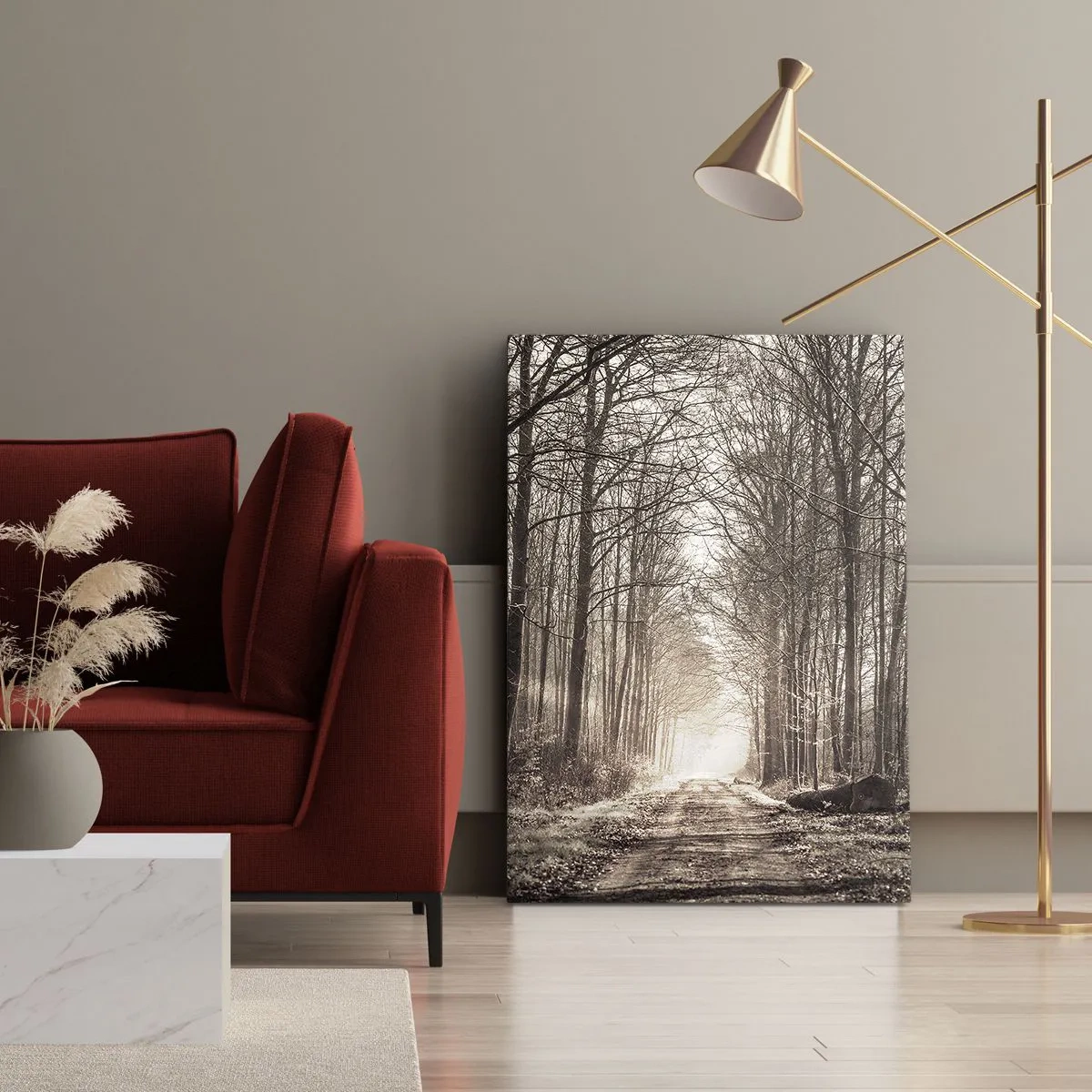 Canvas picture - Cathedral of the Forest - 55x100 cm