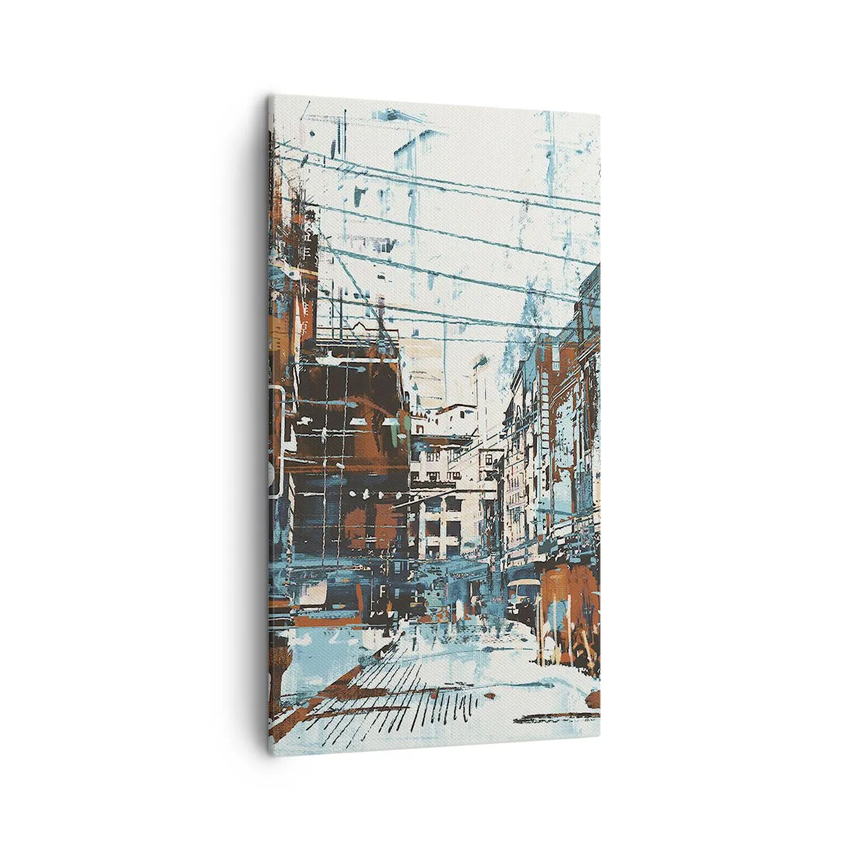 Canvas picture - Blazed City Trail - 45x80 cm
