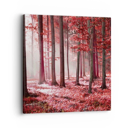 Canvas picture - Red Equally Beautiful - 40x40 cm