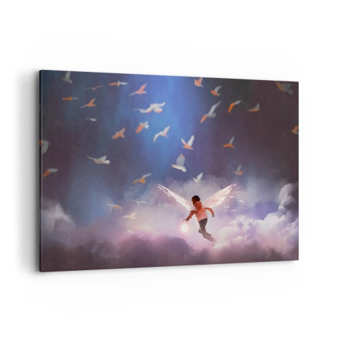 Canvas picture - You Need to Have Imagination and Courage - 120x80 cm