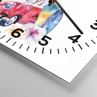 Clock face with numbers