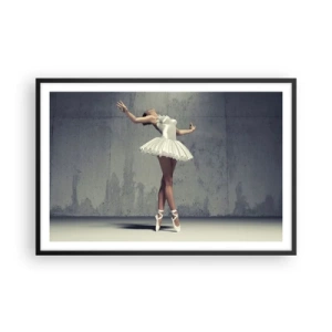Poster in black frame - Light like a Bird - 91x61 cm