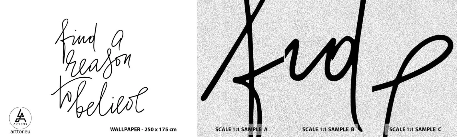 Photo Wallpaper Sample Premium Sand - It Is Possible - Typography, Affirmation, Maxim - 100x30 cm