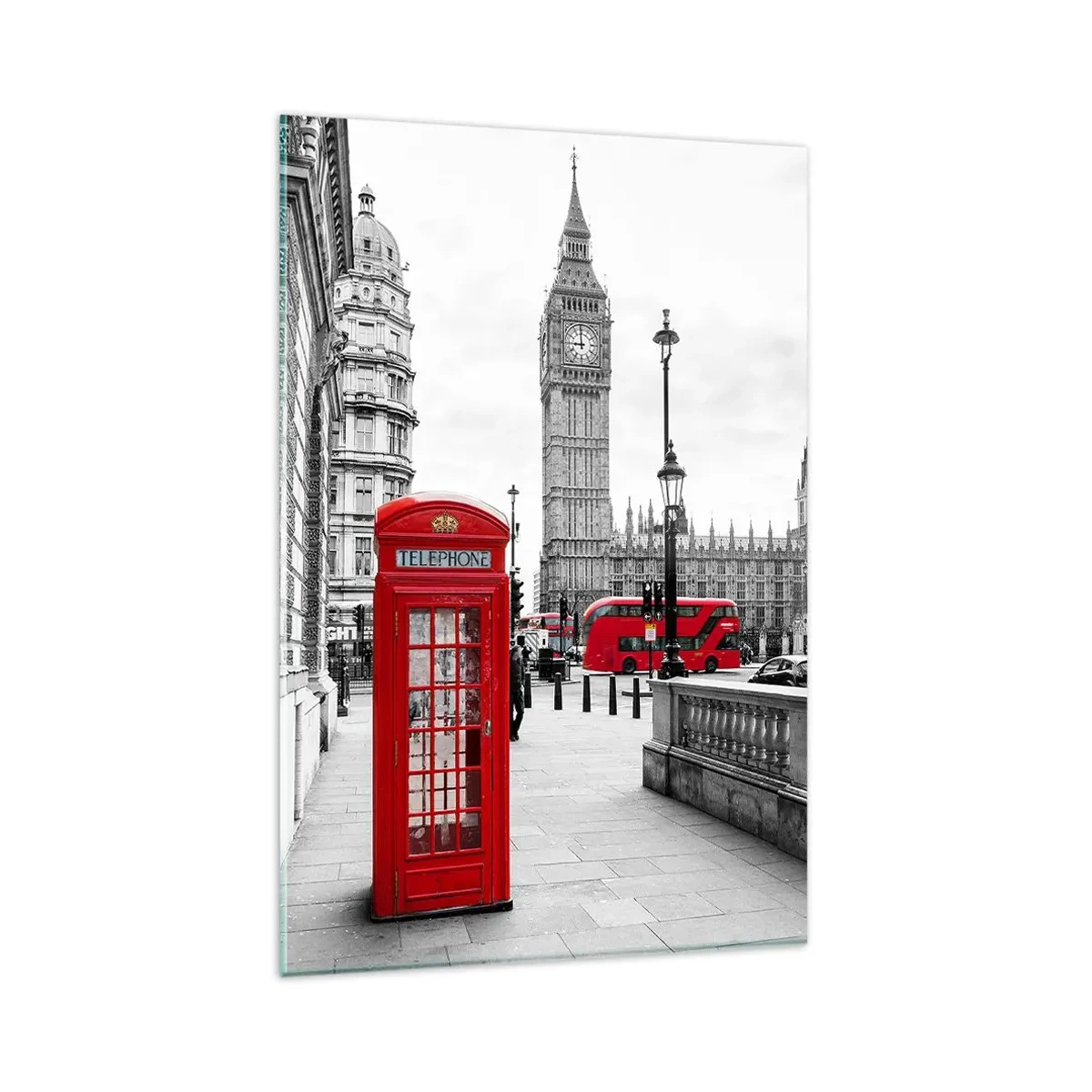 Glass picture - Undoubtedly London - 80x120 cm