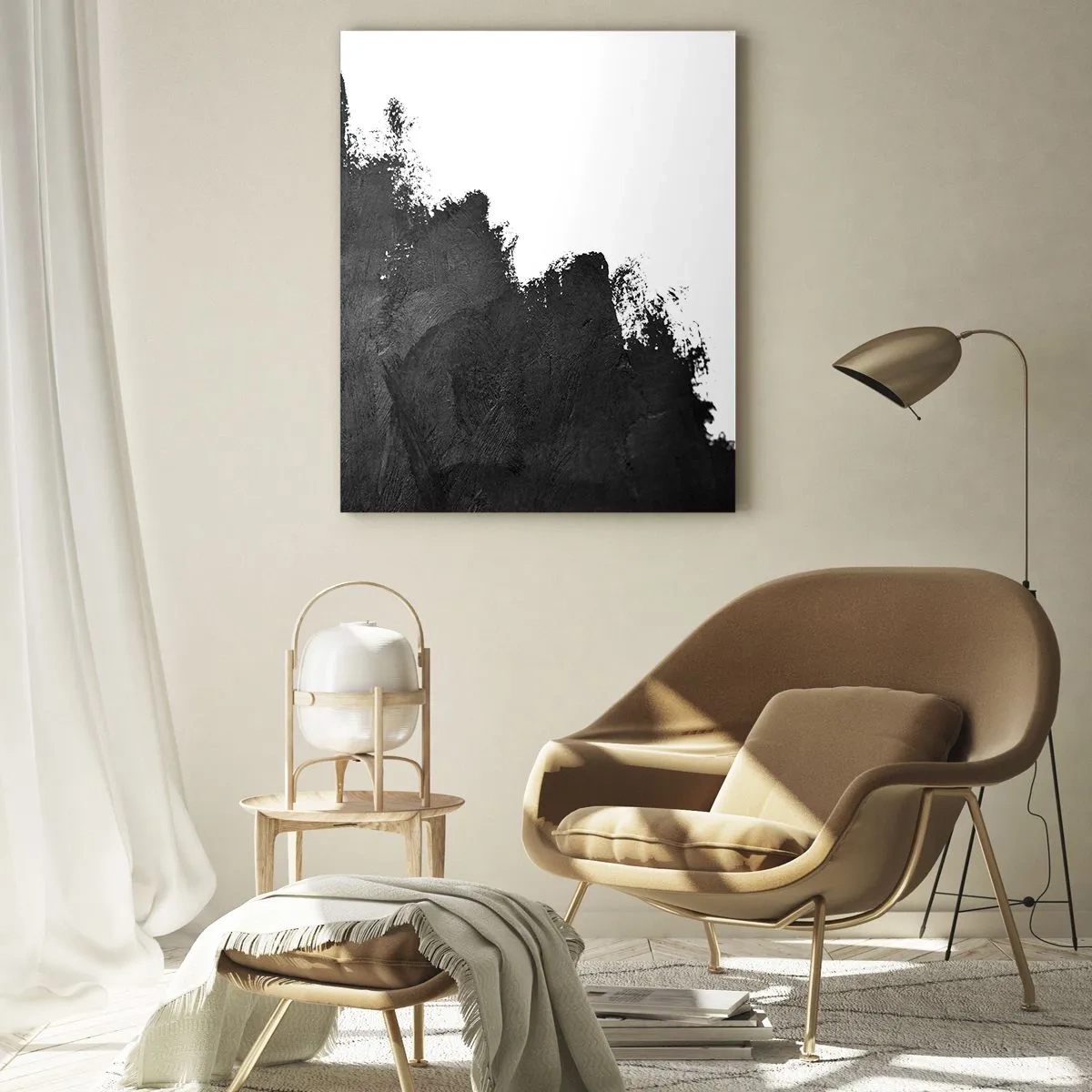 Glass picture - Elements: Earth - 50x70 cm