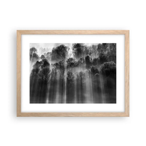 Poster in light oak frame - In the Streams of Light - 40x30 cm