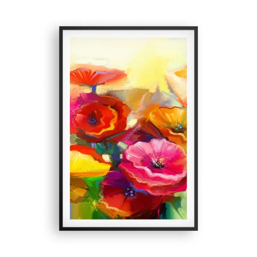 Poster in black frame - Not Only Red - 61x91 cm