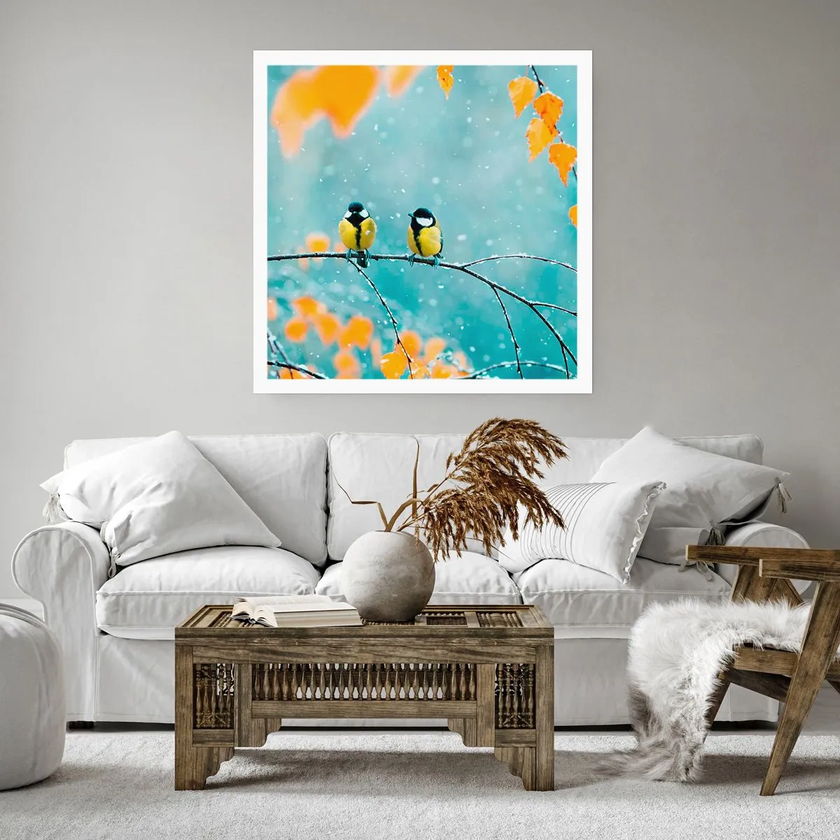 Poster - Birdy Gossip - 30x30 cm