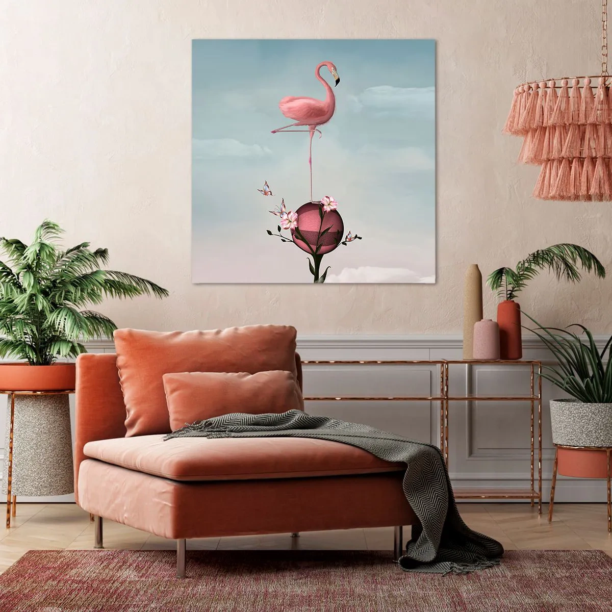 Canvas picture - Allegory of a Basketball - 30x30 cm