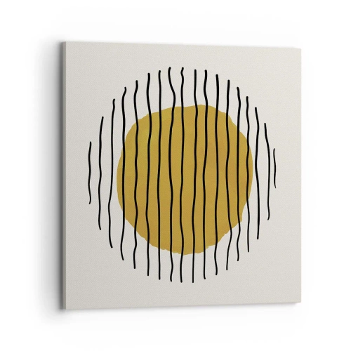 Canvas picture - Abstract Shivering from Heat - 70x70 cm