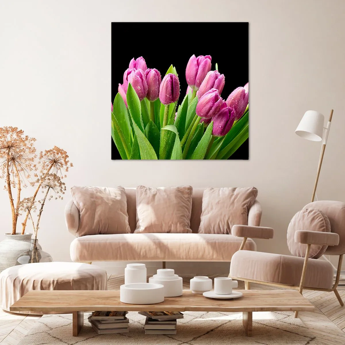 Canvas picture - Lilac Joy of Spring - 30x30 cm