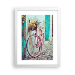 Poster in white frmae - Be Right Back - 30x40 cm