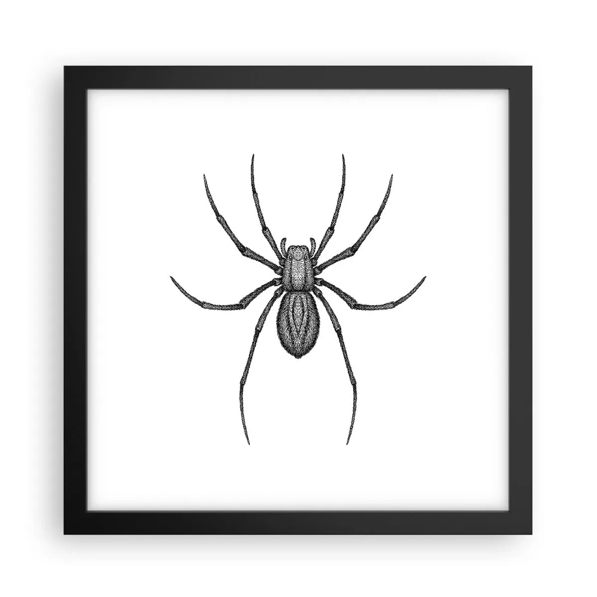 Poster in black frame - Disturbing Precision - 30x30 cm