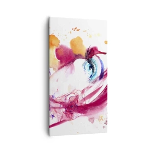 Canvas picture - In Close-up the World Is Blooming  - 55x100 cm