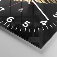 Clock face with numbers