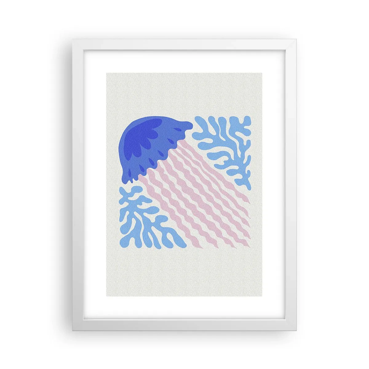 Poster in white frmae - Like from Another World - 30x40 cm