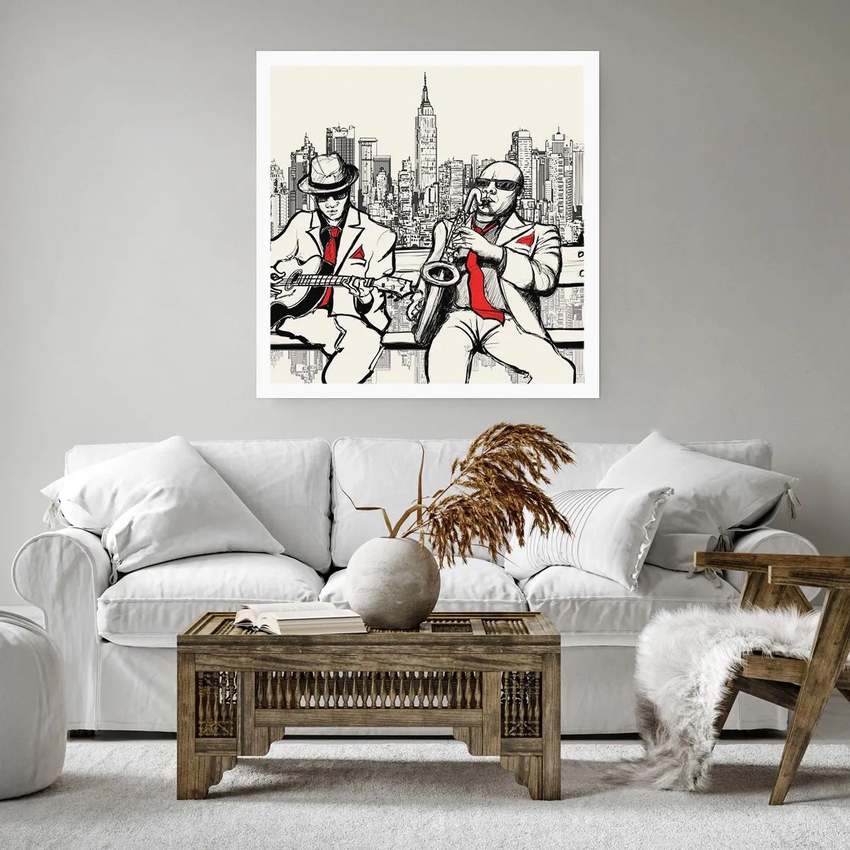 Poster - New York Improvisation - 30x30 cm