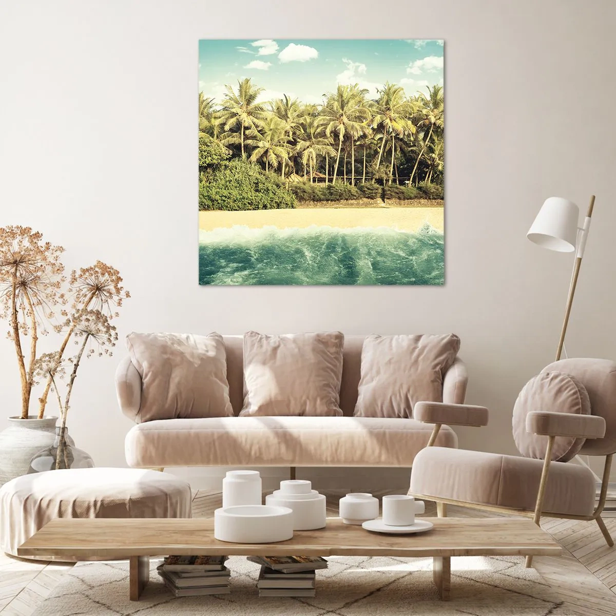 Canvas picture - How about Here? - 40x40 cm