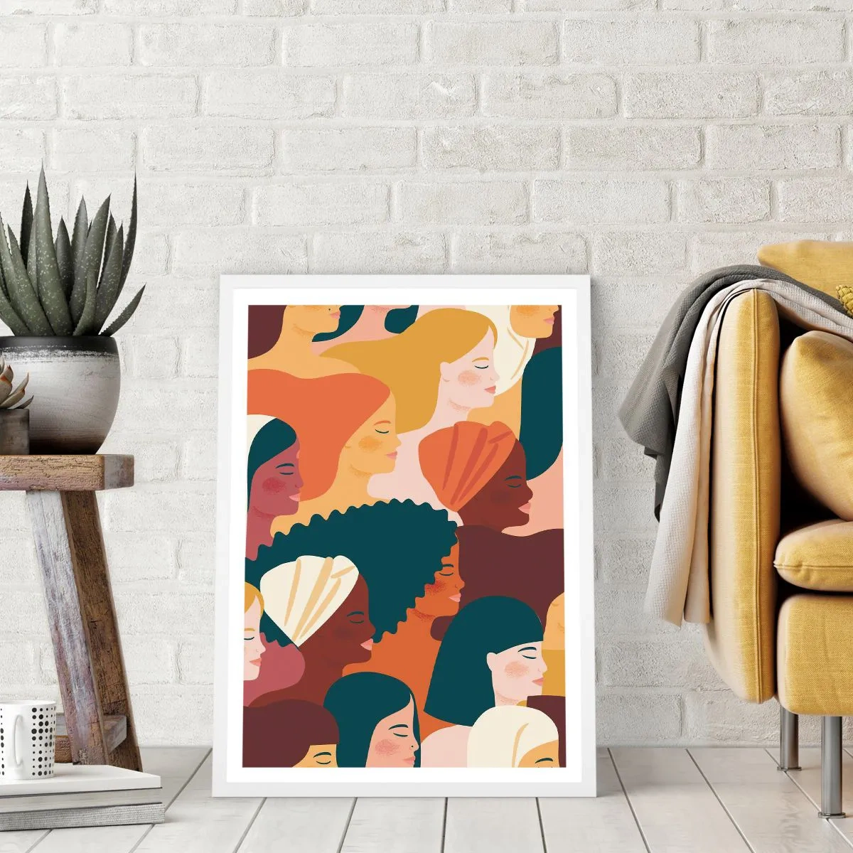 Poster in white frmae - Pure Womanhood - 40x50 cm