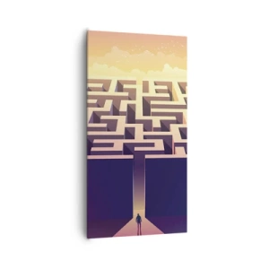 Canvas picture - Decision Time - 65x120 cm