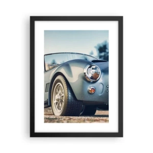 Poster in black frame - Styel Is What Counts - 30x40 cm