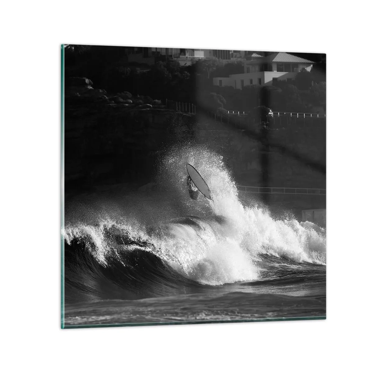 Glass picture - Challenge Accepted! - 40x40 cm