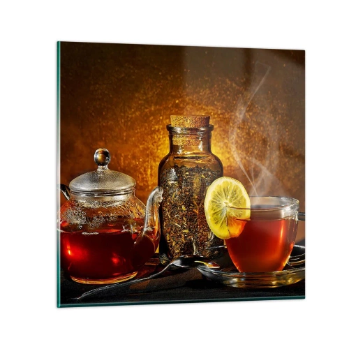 Glass picture - Dutch Masters' Style - 30x30 cm