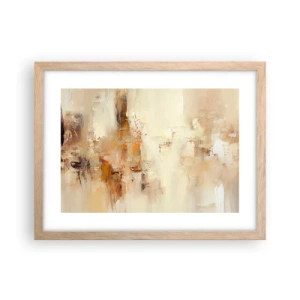 Poster in light oak frame - Soul of Amber - 40x30 cm
