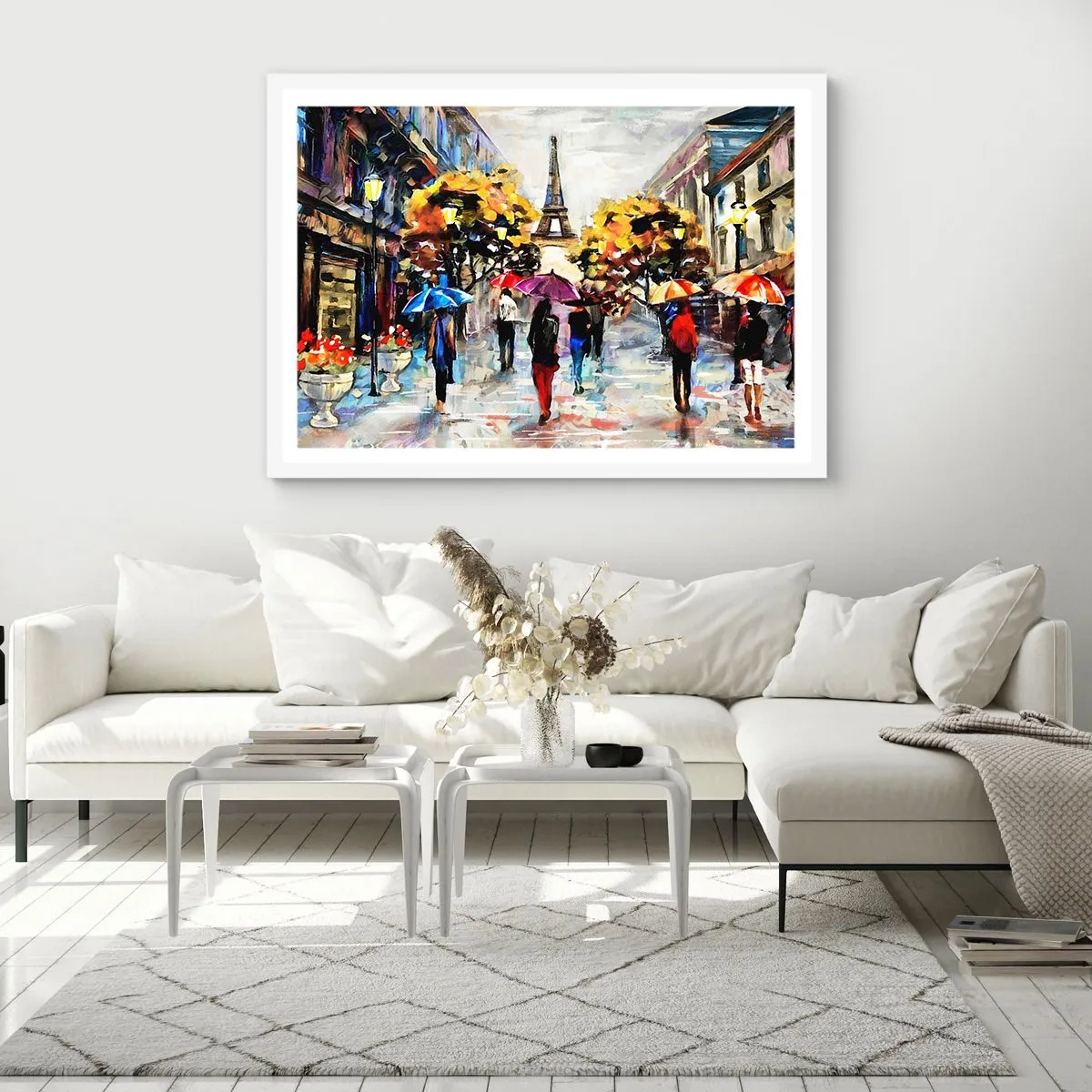 Poster in white frmae - Especially Beautiful in Autumn - 50x40 cm