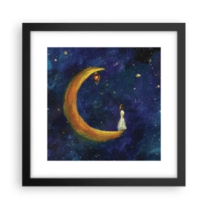 Poster in black frame - Calling of the World - 30x30 cm