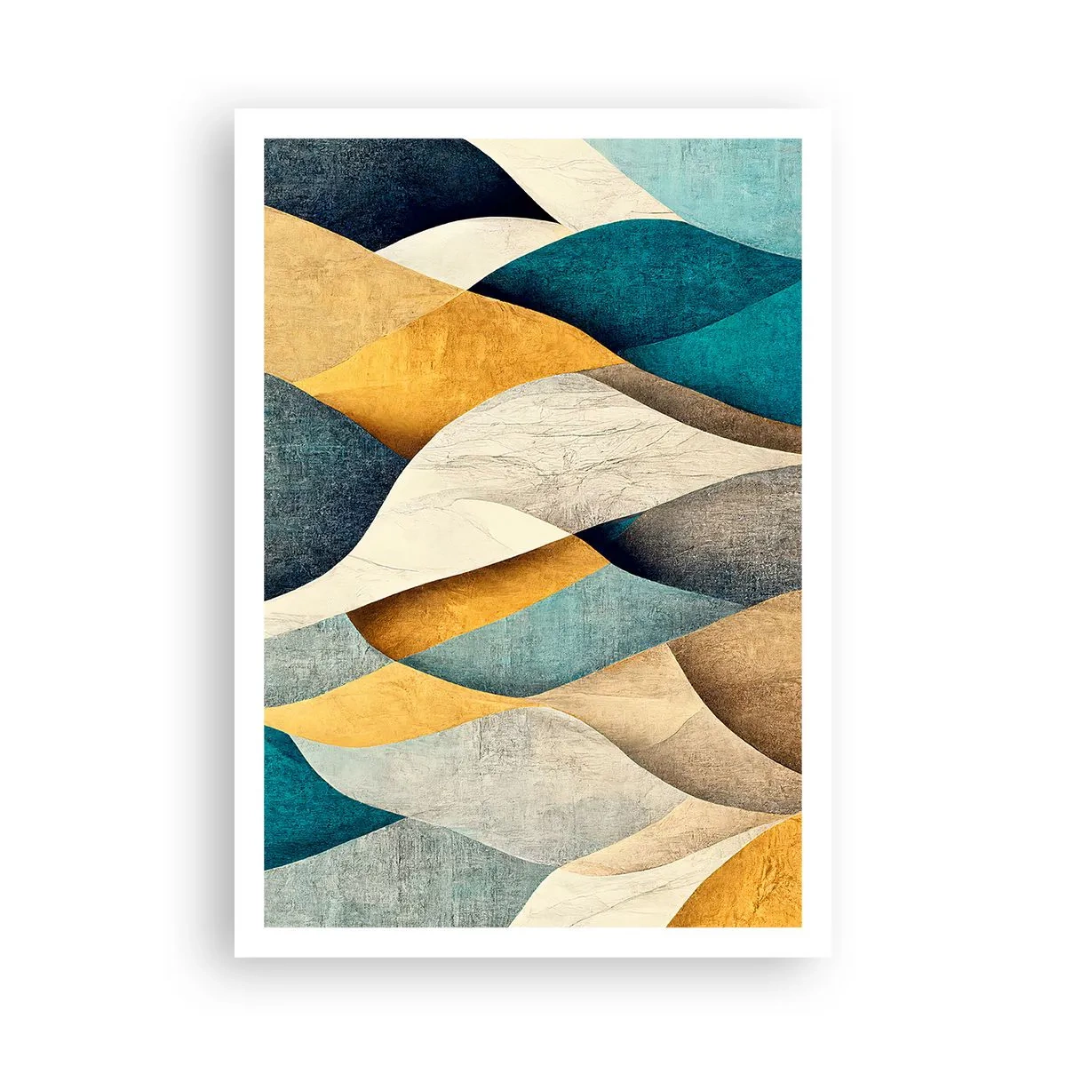 Poster - Rhythm and Undulation - 70x100 cm