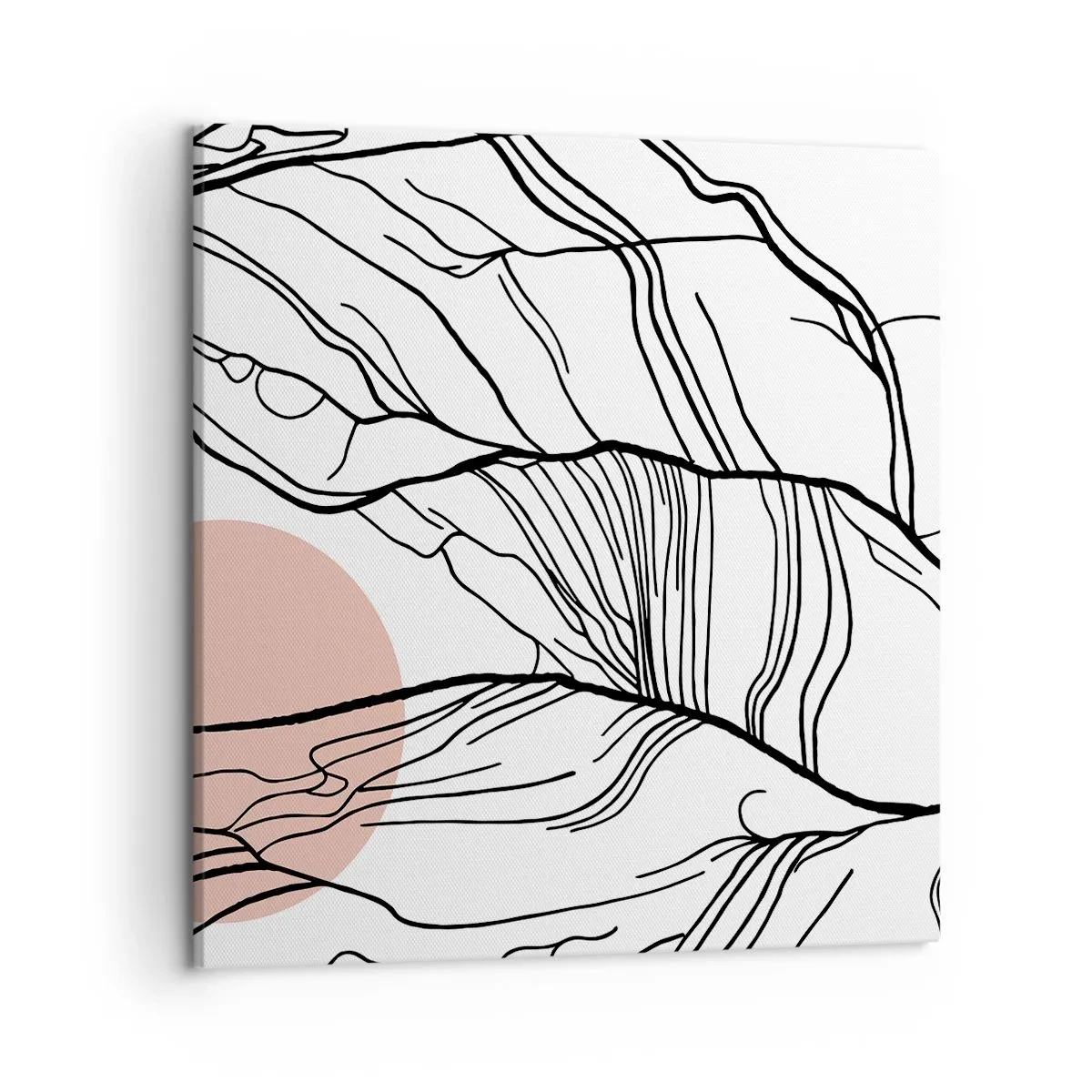 Canvas picture - In a Web of Twigs - 50x50 cm