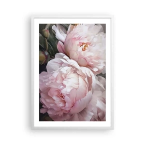 Poster in white frmae - Captured in Full Bloom - 50x70 cm