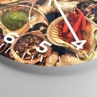 Clock face with numbers