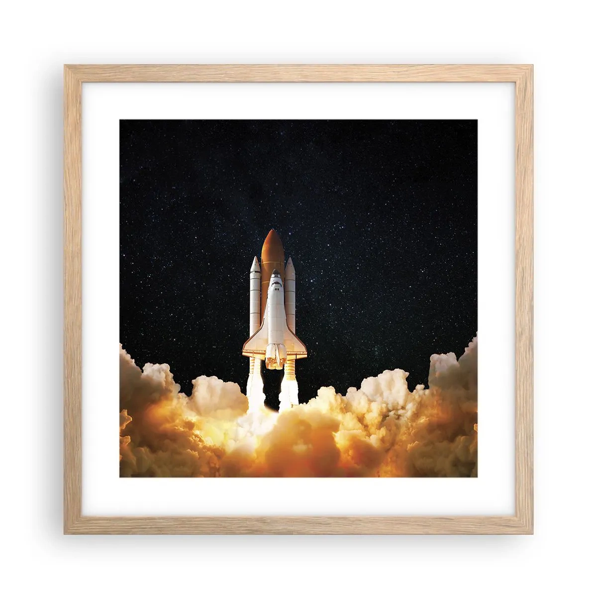 Poster in light oak frame - As Astra! - 40x40 cm